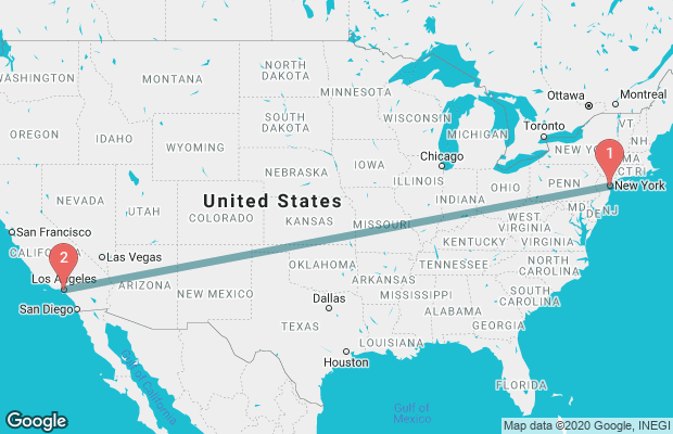 New York Los Angeles