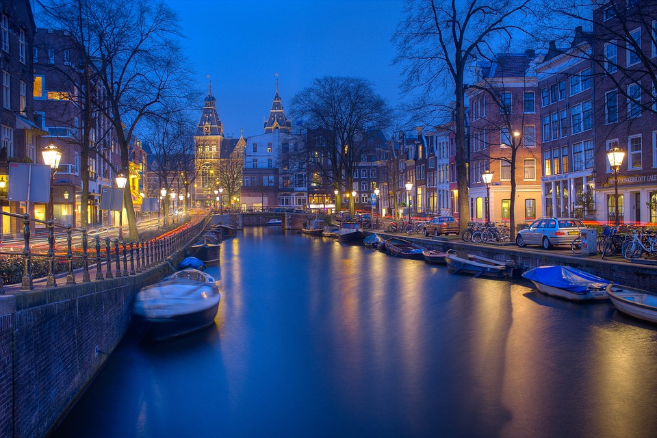 Traveling after college to Amsterdam, Netherlands.