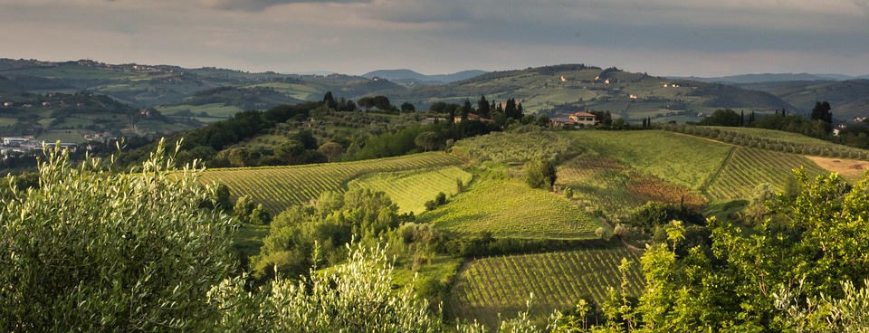 Traveling after college to Tuscany.