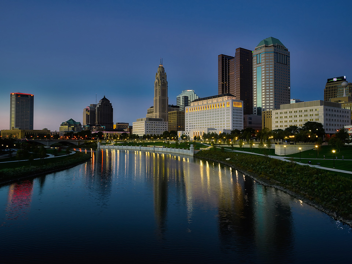 Cheap bus and train travel from Columbus.