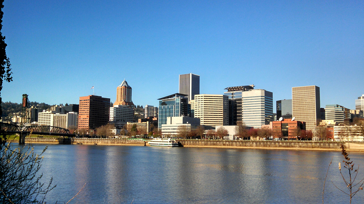 Cheap bus and train travel from Portland.