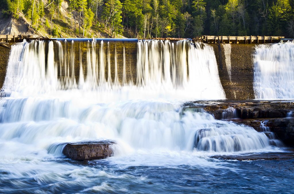 Photo of Ausable Chasm near Burlington, VT.
