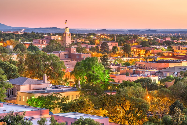 Buy cheap bus & train tickets to Santa Fe