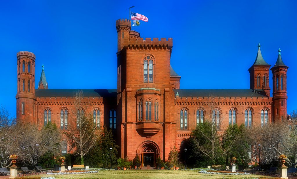 Photo of the Smithsonian Castle in Washington, D.C.