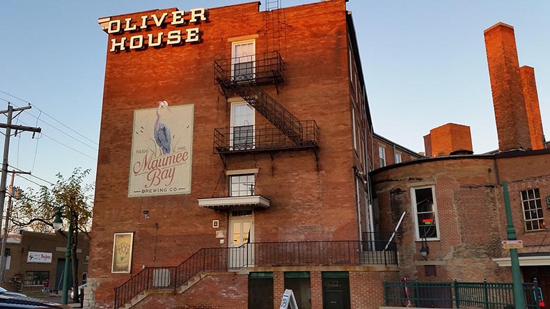 Photo of the Maumee Bay Brewing Company in Toledo, Ohio.