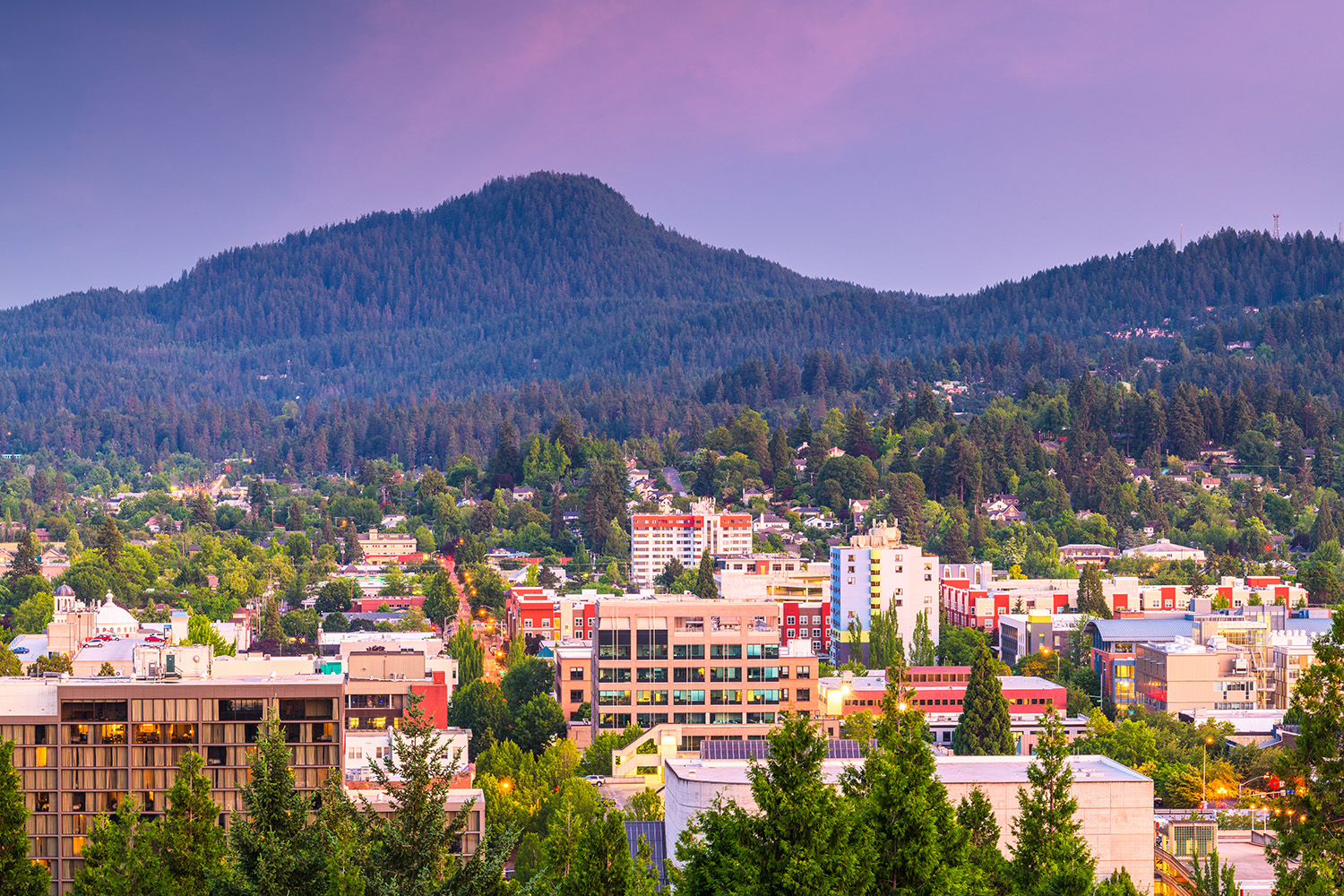 Eugene, OR skyline