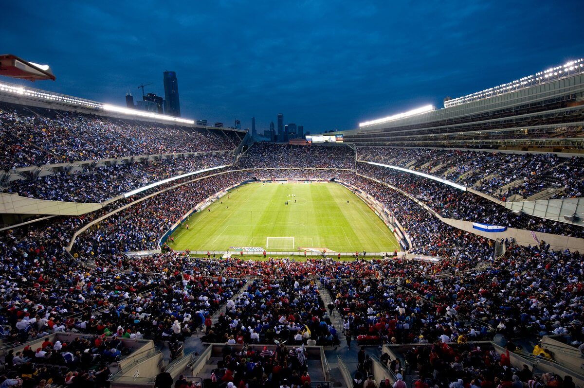 World Cup Qualifying match at Soldier Field, in Chicago, IL, Saturday, June 6, 2009. The USA won 2-1 over Honduras.