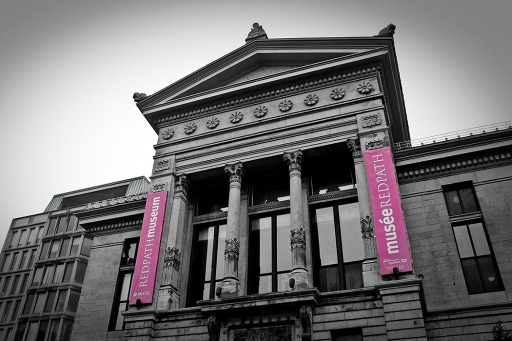 Photo of the Redpath natural history museum in Montreal.