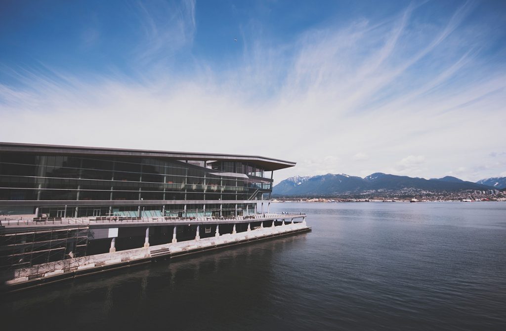 Photo of the Vancouver Convention Centre.