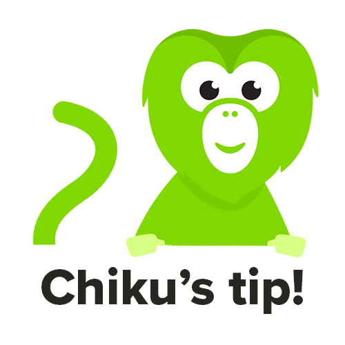Chiku's tip!