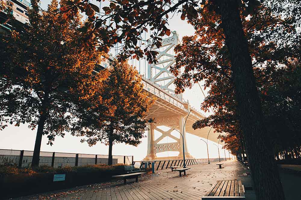 Photo of Philadelphia in the fall.