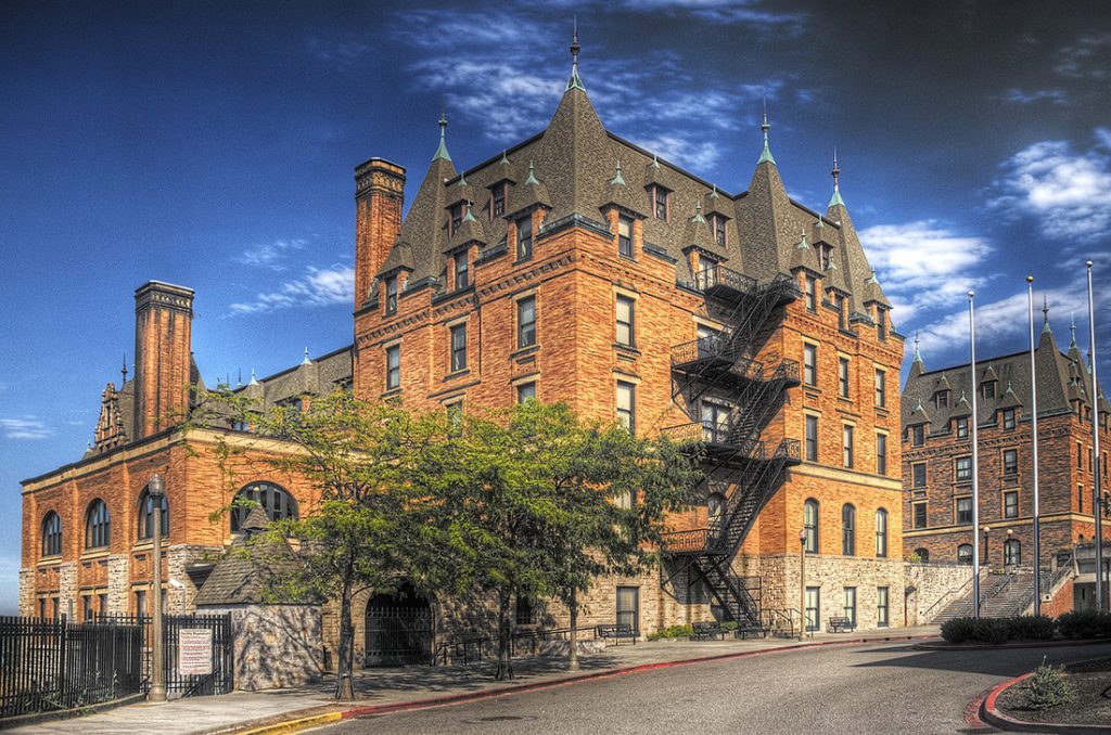 A haunted building in Tacoma, Washington.