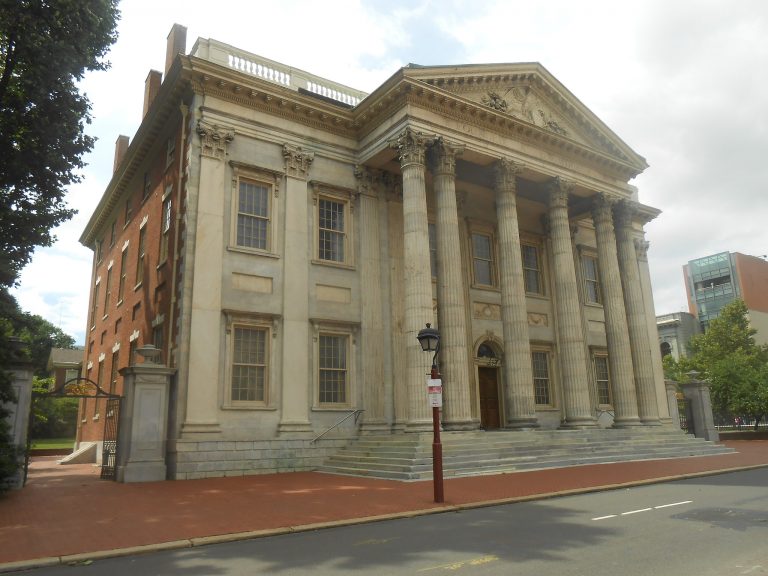 Photo of the First Bank in Philadelphia, PA.