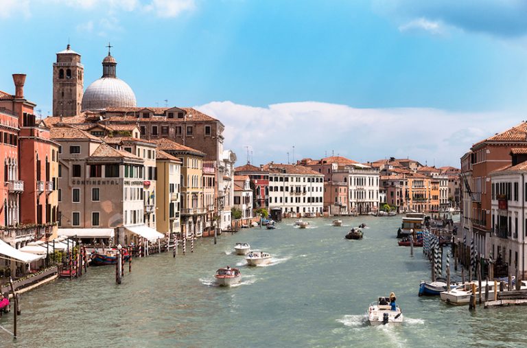 Photo of the Canal Grande in Venice.