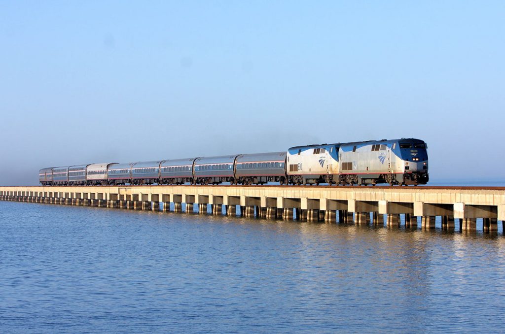 Photo of the Amtrak Crescent train.
