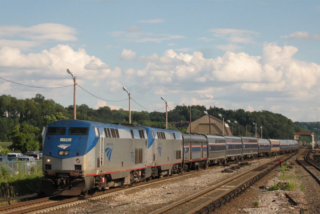 Photo of Amtrak's Lake Shore Limited.