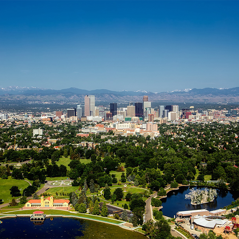 Cheap bus and train travel from Denver.