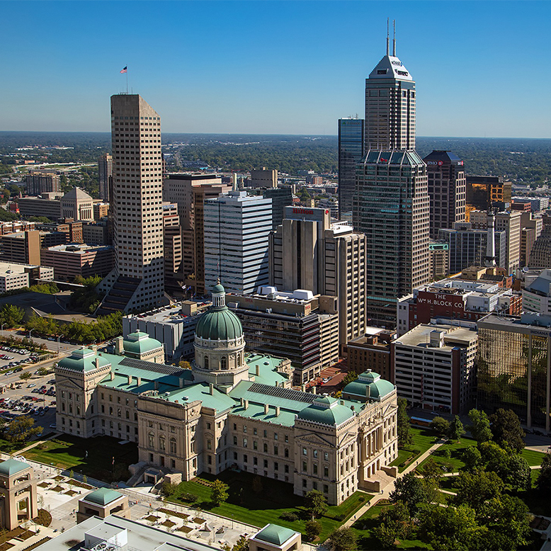 Cheap bus and train travel from Indianapolis.