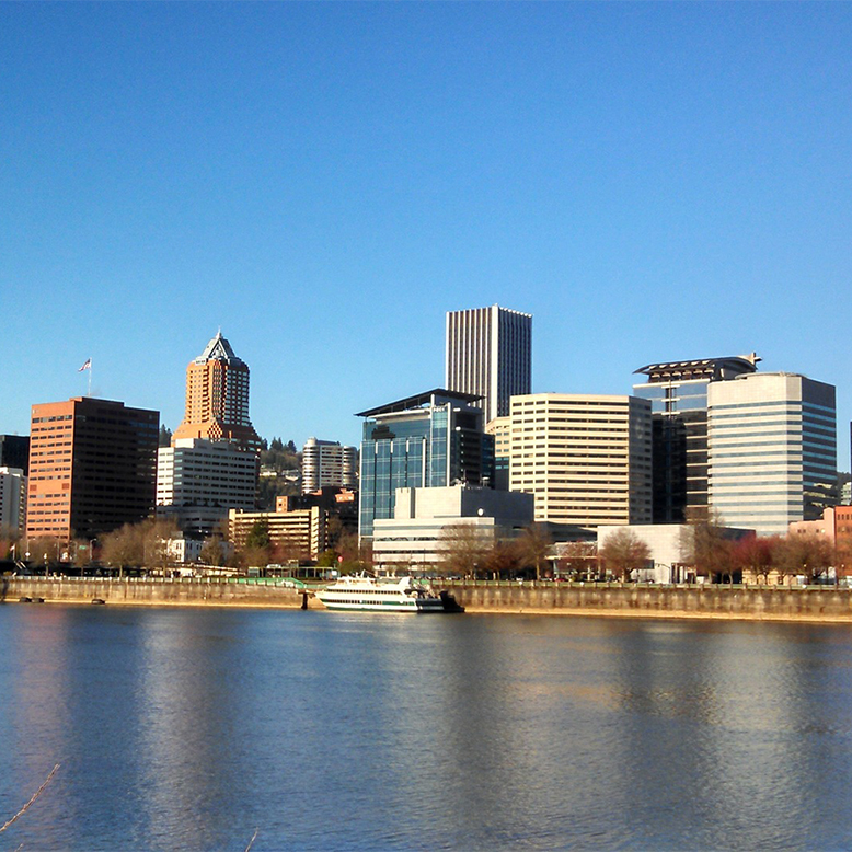 Cheap bus and train travel from Portland.