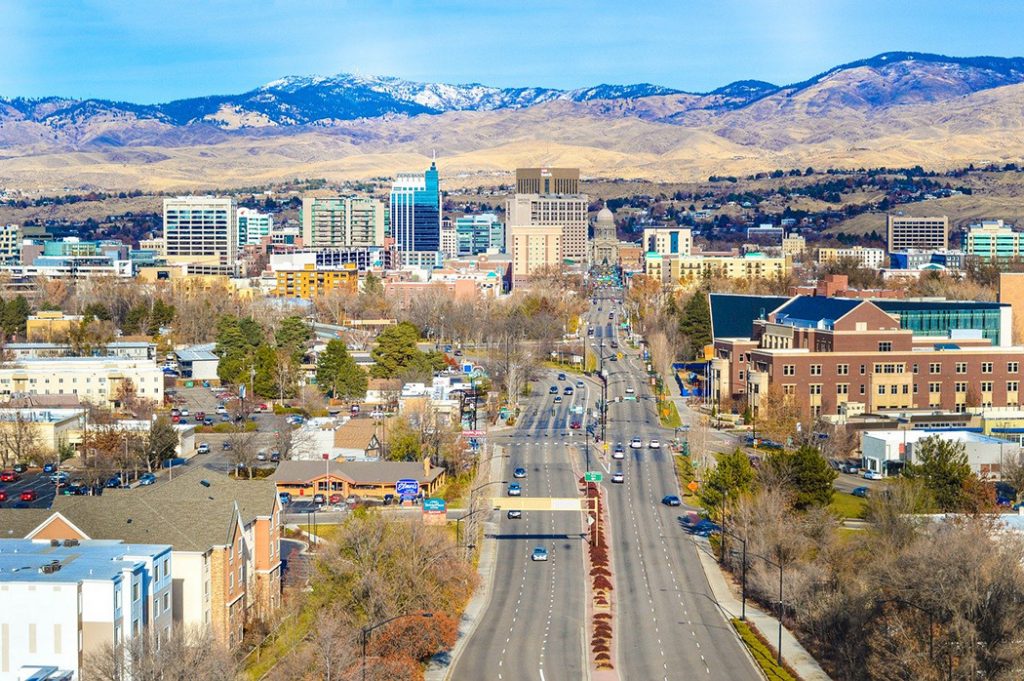 Photo of the Boise, Idaho, skyline.