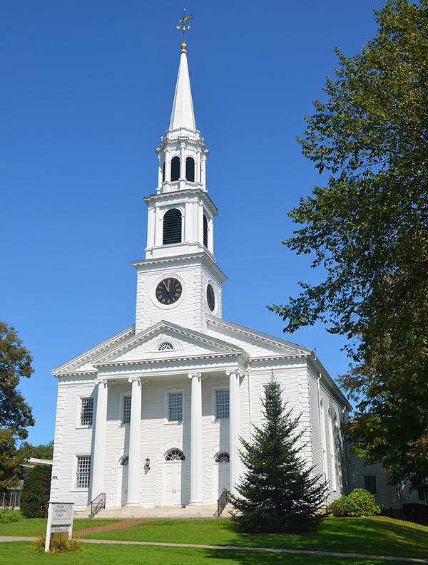 Photo of an old church in Williamstown, MA.