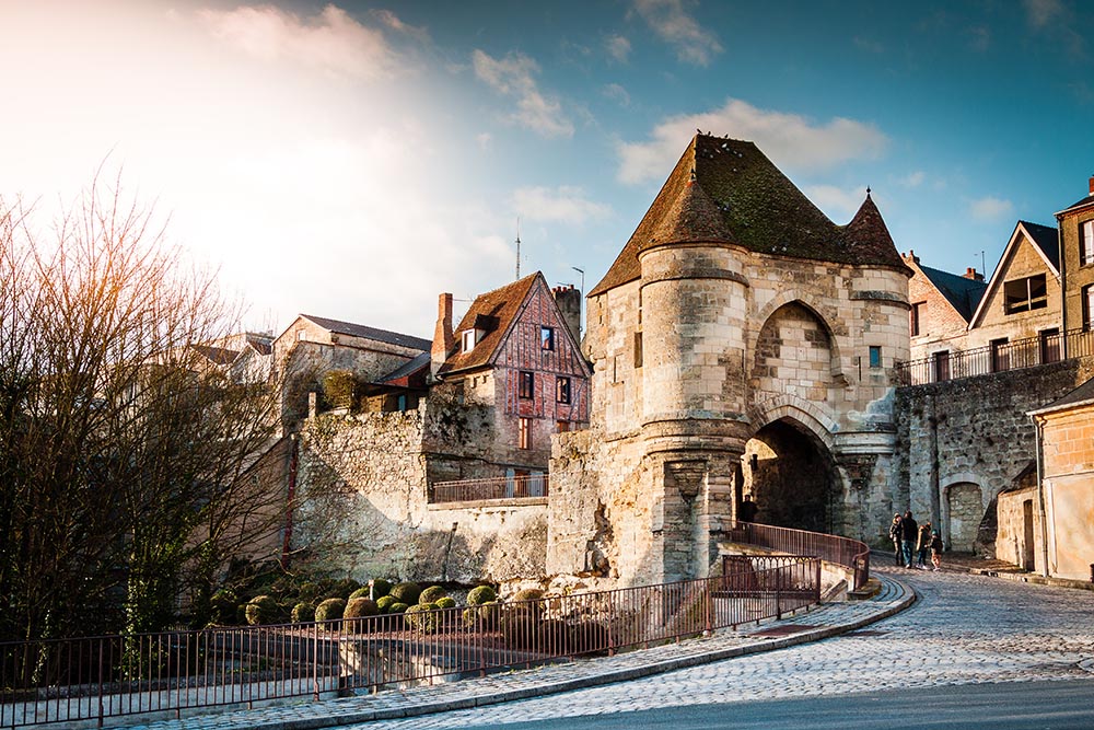 Photo of classic architecture in Laon, France.