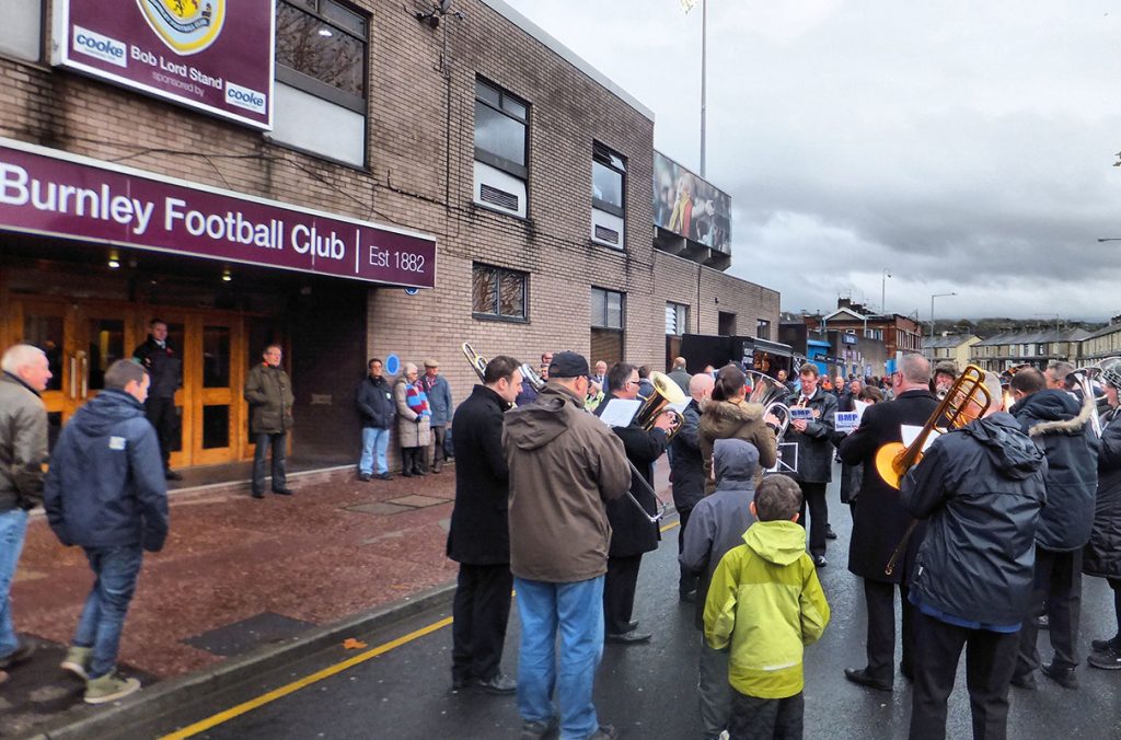 Turm Moor stadium, home of Burnley FC.