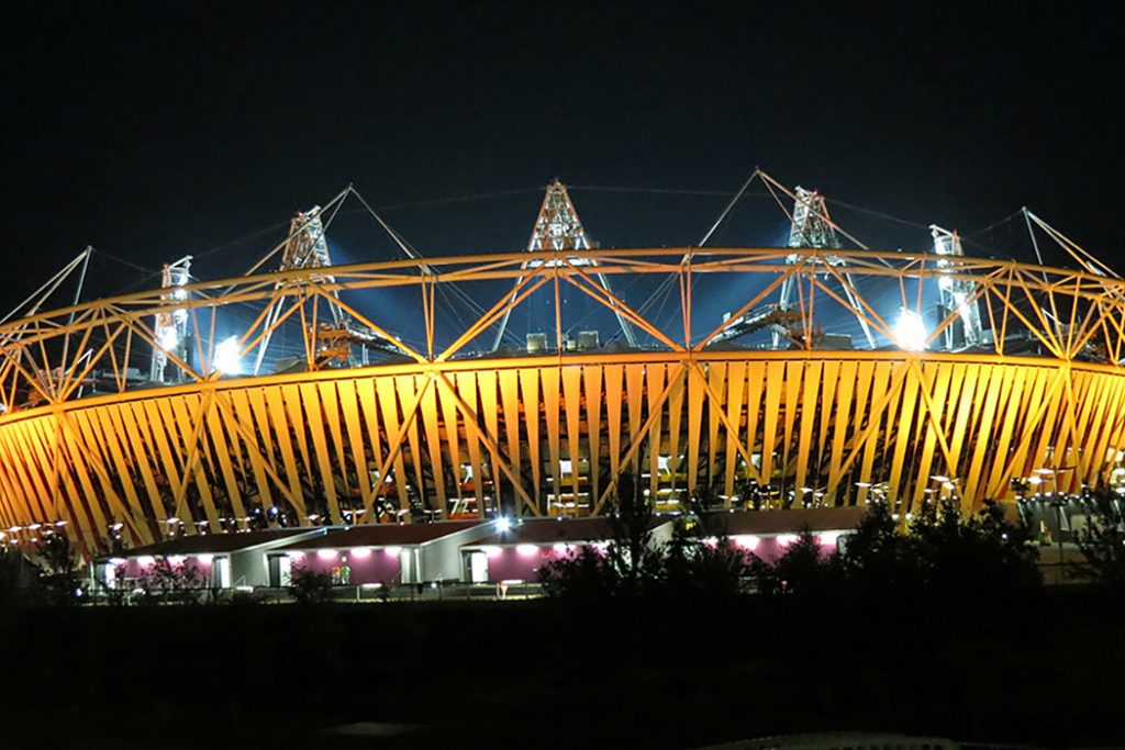 Olympic Stadium, home of West Ham United FC.