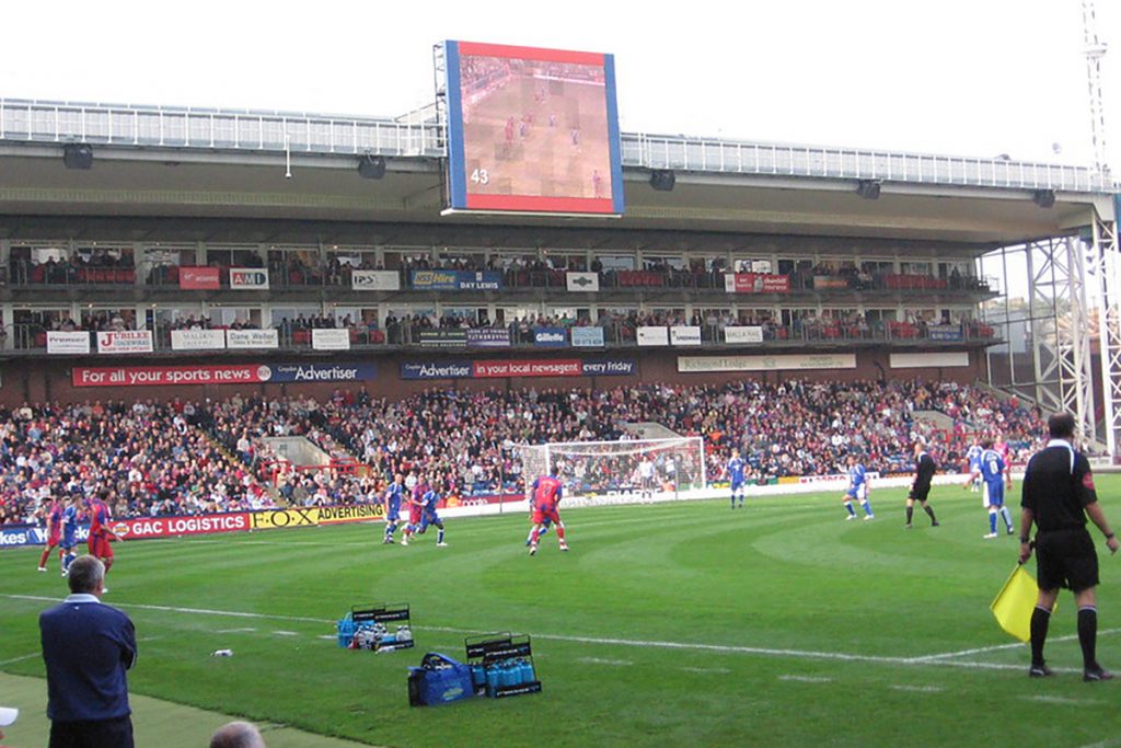 Selhurst Park, home of Crystal Palace FC.