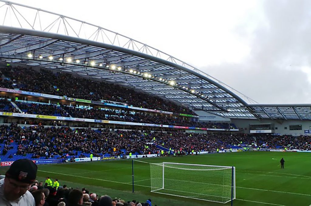 Falmer Stadium, home of Brighton & Hove Albion FC.