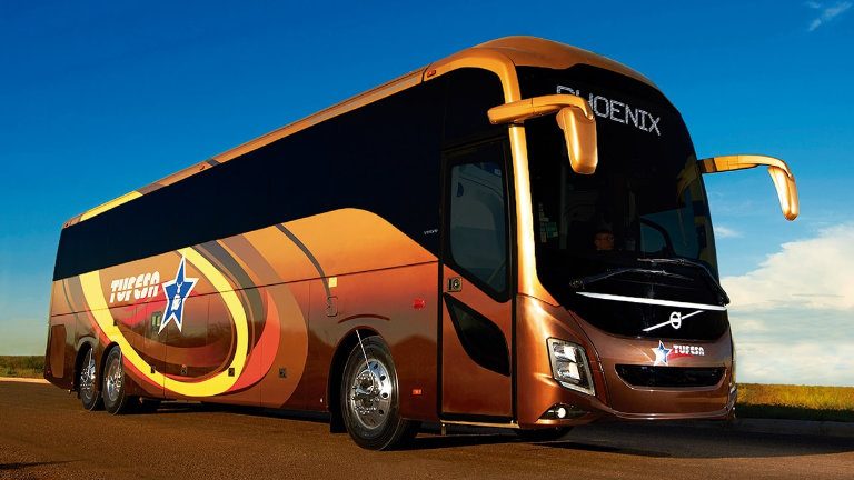 Photo of a Tufesa Ejecutivo luxury bus.